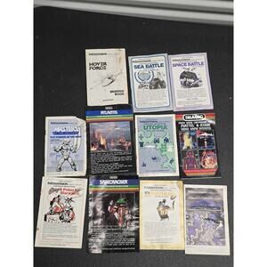 Intellivision Atari Game Manual Lot Imagic Mattel Vintage